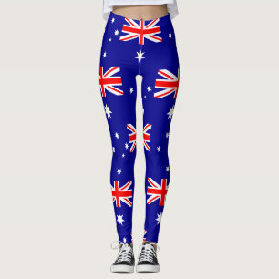 Patriotische australische Flaggen-Leggings Leggings