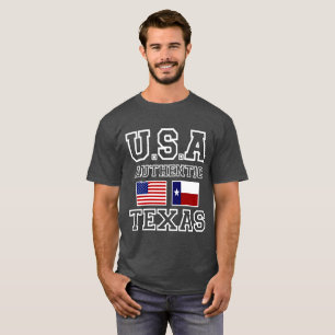 Patriotische authentische Texas und amerikanische  T-Shirt