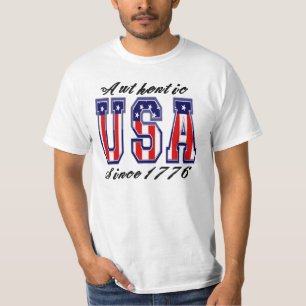 Patriotische authentische USA seit 1776 T-Shirt