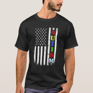 Patriotische Autismus Bewusstsein Amerikanischer F T-Shirt