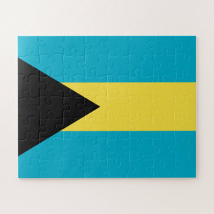 Patriotische bahamaische Flagge