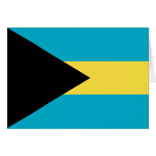 Patriotische bahamianische Flagge