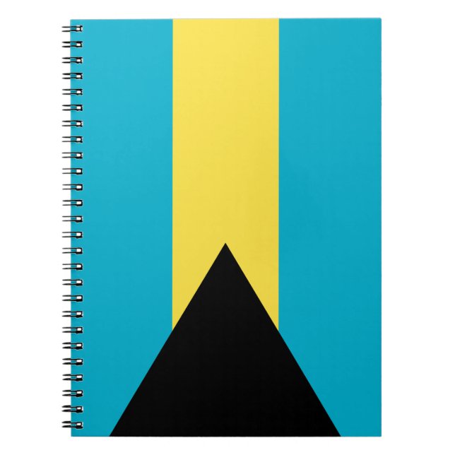 Patriotische bahamianische Flagge Notizblock (Vorderseite)