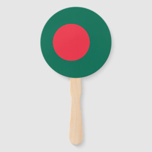 Patriotische bangladeschische Flagge Fächer