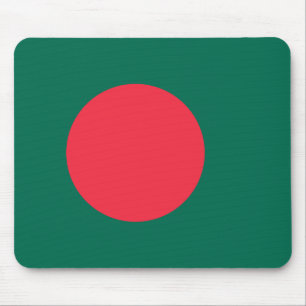 Patriotische bangladeschische Flagge - Mauspad