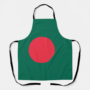Patriotische bangladeschische Flagge Schürze