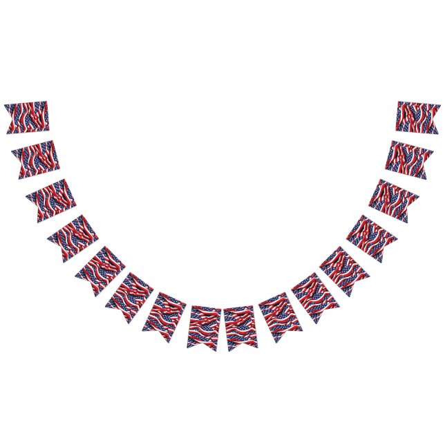 Patriotische Bannerflags Wimpelkette (Alle)