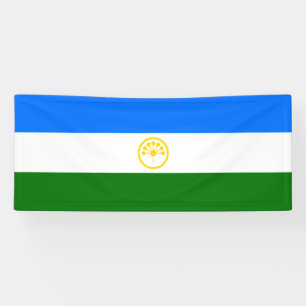 Patriotische Baschkirische Flagge Banner