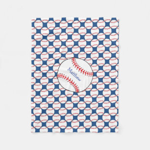 Patriotische Baseball-Fleece-Decke Fleecedecke