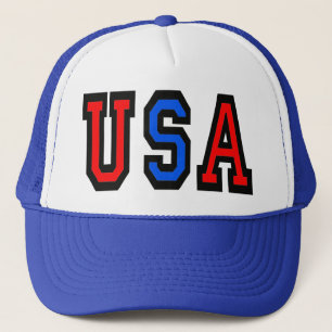 Patriotische Baseballmütze USA Truckerkappe