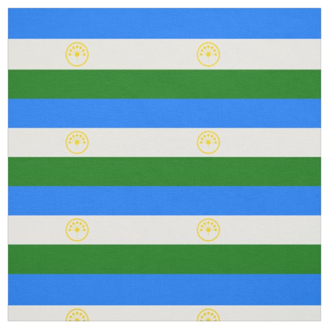Patriotische Bashkortostan-Flagge Stoff (Muster)