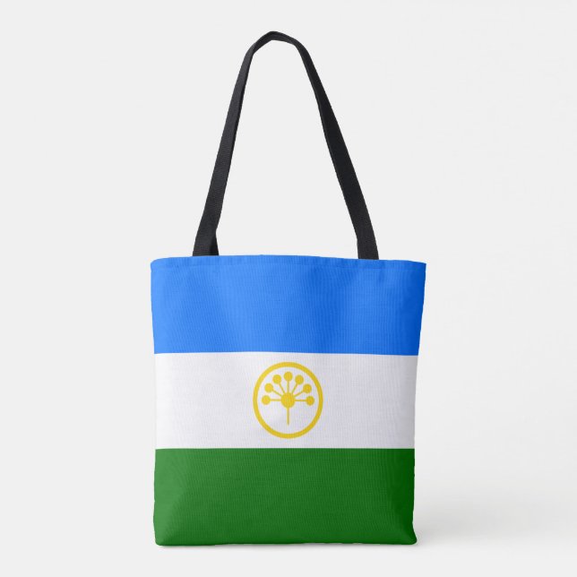 Patriotische Bashkortostan-Flagge Tasche (Rückseite)