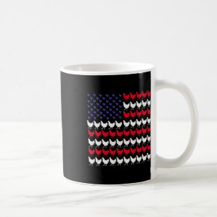 Patriotische Bauer 4. Juli Amerikanische Flagge Kaffeetasse