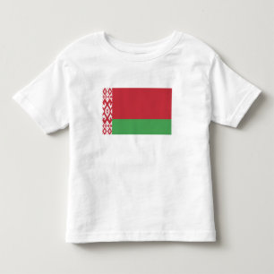 Patriotische belarussische Flagge Kleinkind T-shirt