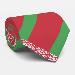 Patriotische belarussische Flagge Krawatte