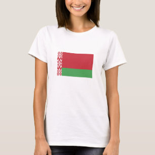Patriotische belarussische Flagge T-Shirt