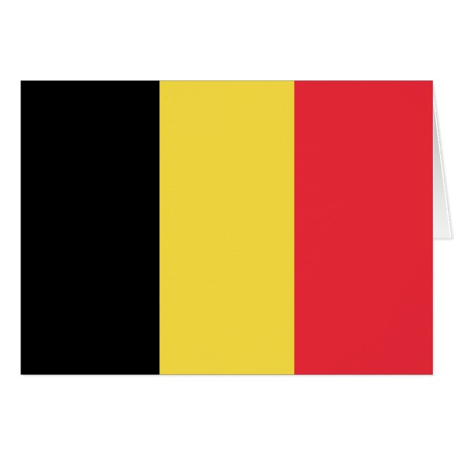 Patriotische belgische Flagge (Vorderseite (Horizontal))