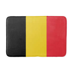 Patriotische belgische Flagge Badematte