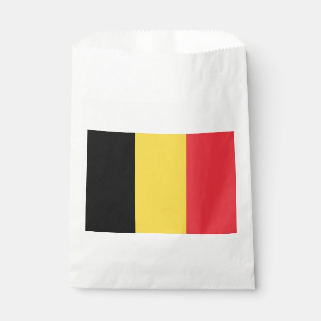 Patriotische belgische Flagge Geschenktütchen (Vorderseite)