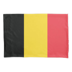 Patriotische belgische Flagge Kissenbezug