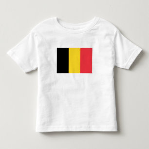 Patriotische belgische Flagge Kleinkind T-shirt