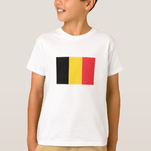Patriotische belgische Flagge T-Shirt