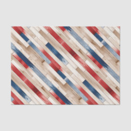 Patriotische bemalte Planken Seidenpapier