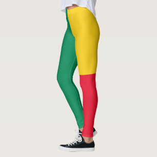Patriotische Benin-Flagge Leggings