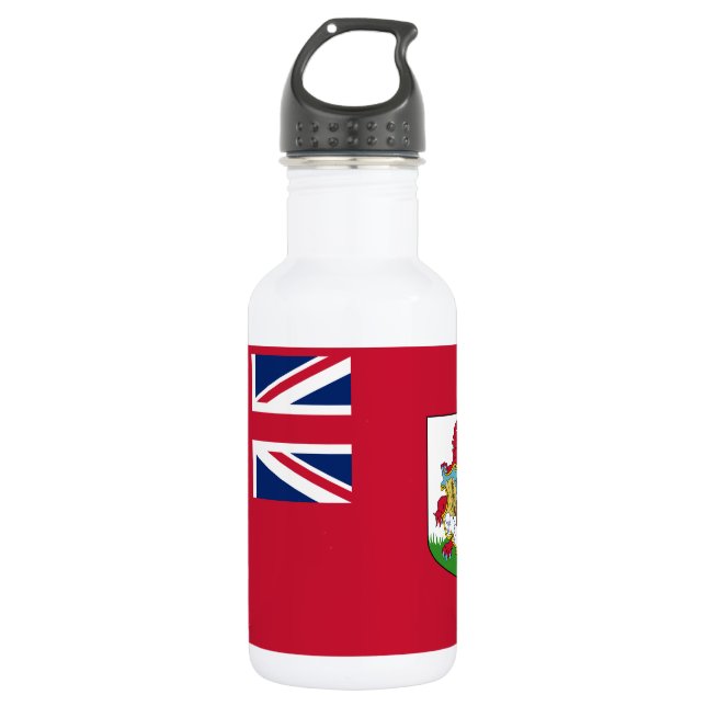 Patriotische Bermuda-Flagge Edelstahlflasche (Vorderseite)