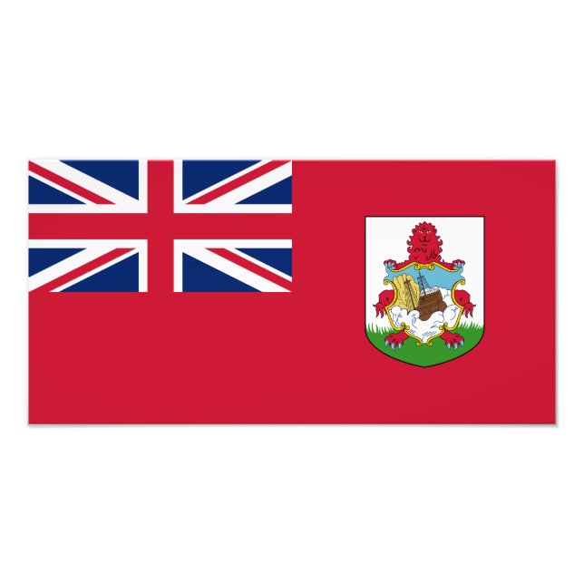 Patriotische Bermuda-Flagge Fotodruck (Vorne)