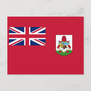 Patriotische Bermuda-Flagge Postkarte