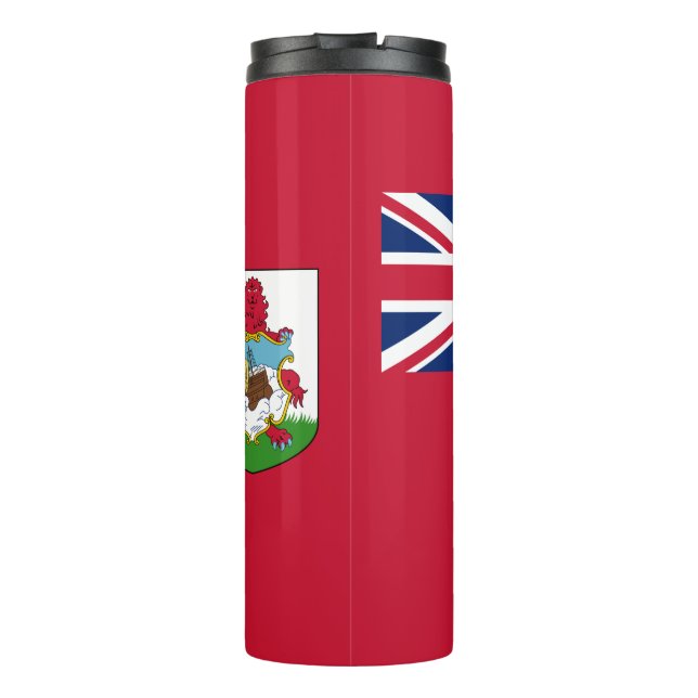 Patriotische Bermuda-Flagge Thermosbecher (Rückseite)