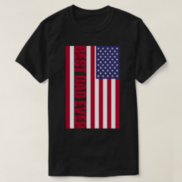 Patriotische Beste Vater je amerikanische Flagge T-Shirt