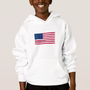 Patriotische Bikini-Atoll-Flagge Hoodie