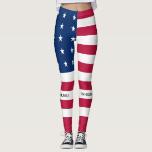 Patriotische Bikini-Atoll-Flaggen-Leggings Leggings