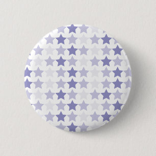 Patriotische blaue Ombre-Sterne Button