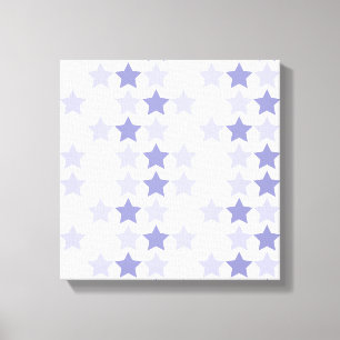 Patriotische blaue Ombre-Sterne Leinwanddruck
