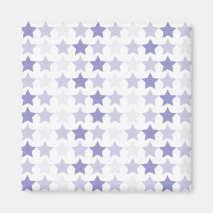 Patriotische blaue Ombre-Sterne Magnet