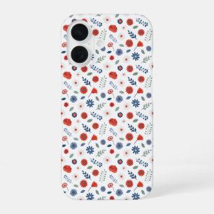 Patriotische Blumen-Einkaufstasche   Sommer Americ iPhone 16 Hülle