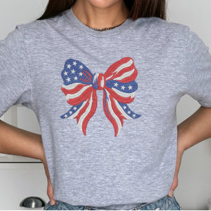 Patriotische Bogen-Sublimation Tri-Blend Shirt