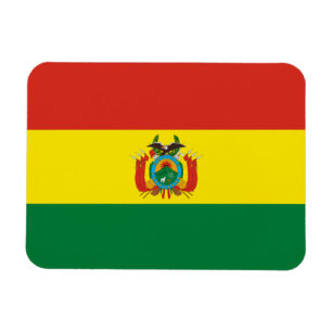 Patriotische Bolivienflagge Magnet