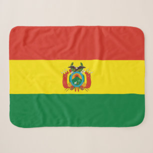 Patriotische Bolivienflagge Sherpadecke