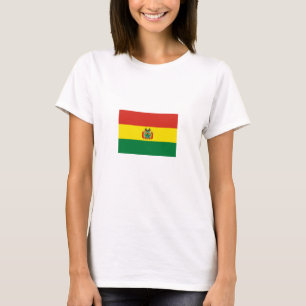 Patriotische Bolivienflagge T-Shirt
