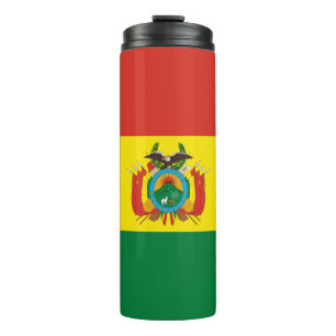 Patriotische Bolivienflagge Thermosbecher
