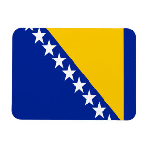 Patriotische Bosnien‑Herzegowina‑Flagge Magnet