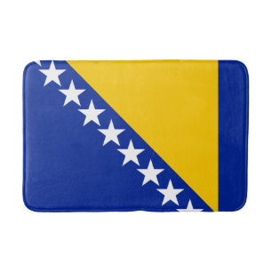 Patriotische bosnisch-herzegowinische Flagge Badem Badematte