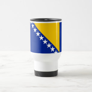 Patriotische bosnisch-herzegowinische Flagge Reisebecher