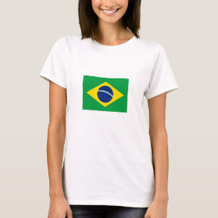 Patriotische Brasilien-Flagge T-Shirt