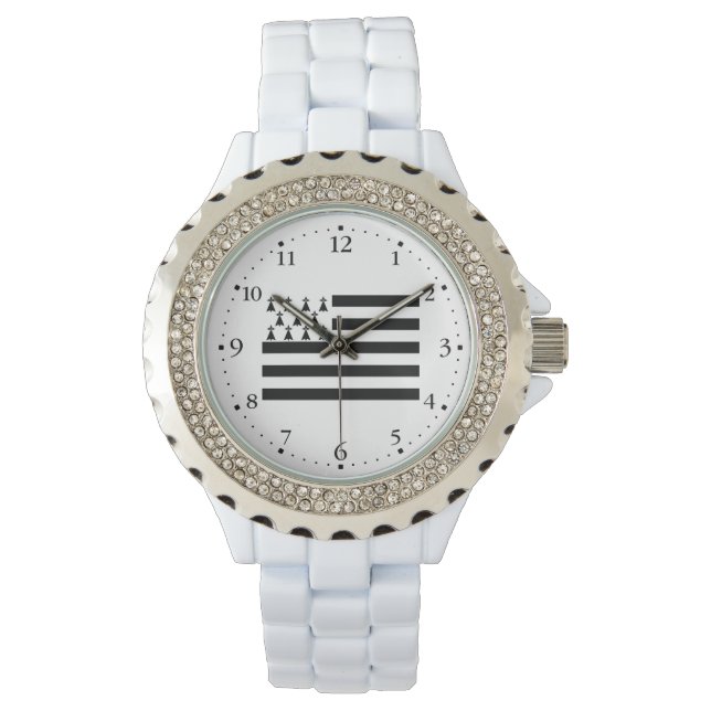 Patriotische Bretagne Armbanduhr (Vorderseite)
