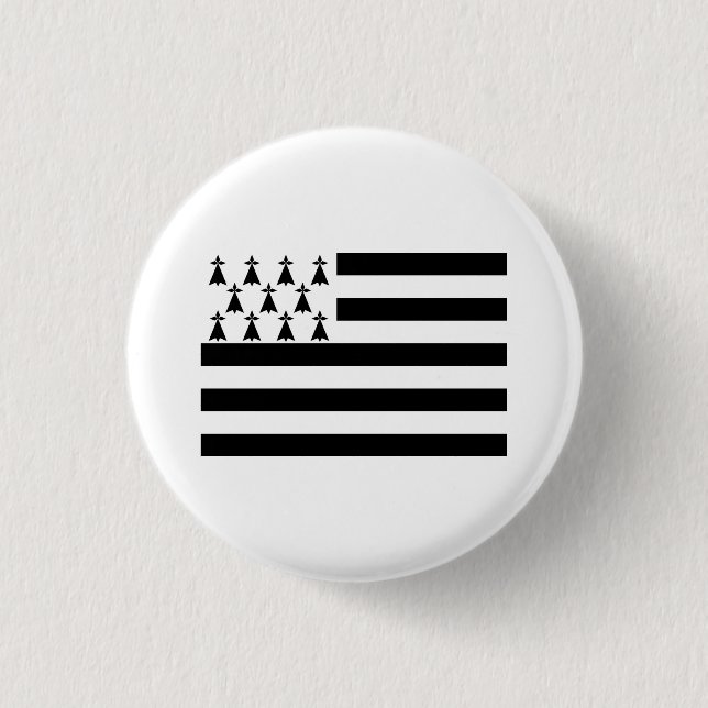 Patriotische Bretagne Button (Vorderseite)